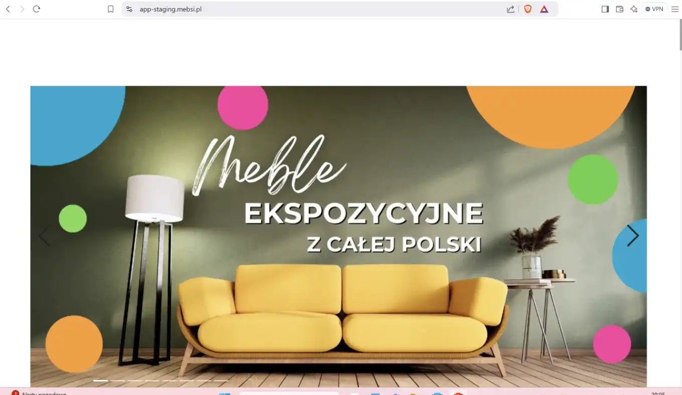 Piękna Włoska Sofa